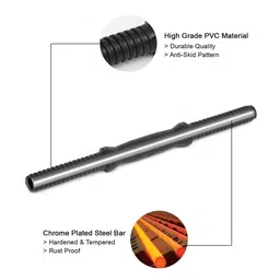 tucker fitness PVC 10KG Dumbbell Kit with Pair of Dumbbell Rods & 4 Weight Plates Fitness Accessory Kit Kit image 3