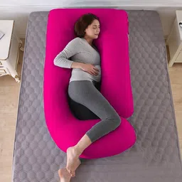 ag pro comfort Polyester Fibre Solid Pregnancy Pillow Pack of 1 image 5