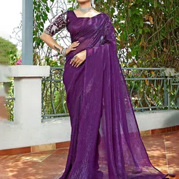 K 5 Fashion Pure Chiffon Saree-image-26