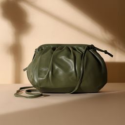 HAUTE SAUCE by Campus Sutra Leather Oversized Structured Sling Bag with Tasselled-image-101