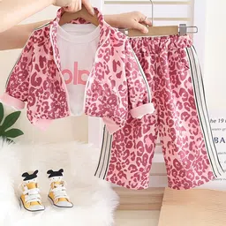 LULU & SKY Girls Printed T-shirt with Trousers-picture-43