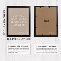 Chaka Chaundh Multicoloured Synthetic Wood Wall Art-picture-3