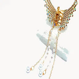 BEAUTY GIRLS Women Set Of 2 Big butterfly Half Moon Shape Claw Clip image 4