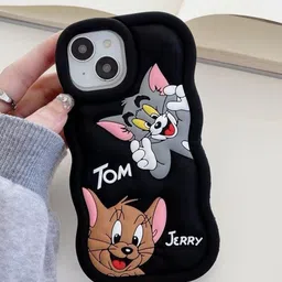 CASE CREATION Tom & Jerry Cartoon Printed iPhone 13 Silicone Back Case image 4