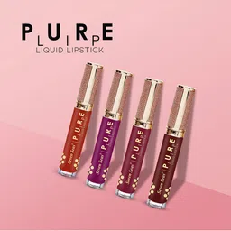 Seven Seas Pure  Long Lasting & Smudge proof Liquid Lipstick -Roof Terracotta- 7ml image 3