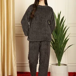 GRAGE Women Woollen Winter Night suit-picture-13