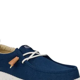 HEYDUDE Wally Craft Linen Men Woven Design Slip-On Sneakers image 4