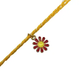 Digital Dress Room Flower Charm Thread Rakhi image 2