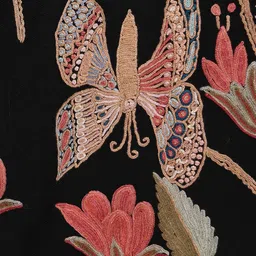 Exotic India Floral Embroidered Shawl image 5