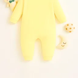 KNITROOT Infants Printed Cotton Round Neck Rompers image 3