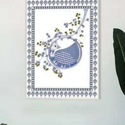 nestroots White & Blue 1 Piece Canvas Religious Wall Paintings-picture-27