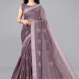 MIRCHI FASHION Embellished Zari Ready to Wear Saree-picture-17