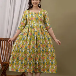 CORSICA Floral Print Maternity Maxi Dress image 5