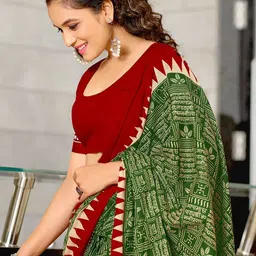 KALINI Pure Cotton Saree image 4