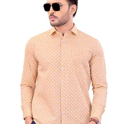 CHECKMARK CLOTHING Men Slim Fit Printed Casual Shirt-picture-18