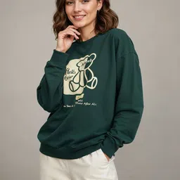 Calm Down Women Printed Sweatshirt image 5
