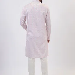 azania Men Printed Regular Kurta with Pyjamas image 5