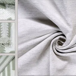 Stylista Green Polyester Sofa Cover With Arms image 4