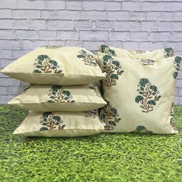 Pinkparot cotton12x12 inch cushion cover set of 5 pcs-image-91