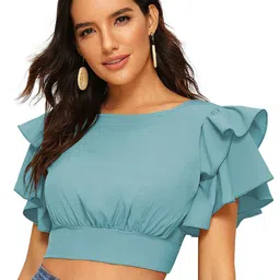 DHRUVIL IMPEX Women Round Neck Top-picture-11