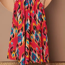 OTABU Women Printed Flared Palazzos image 5