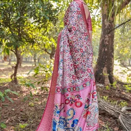 MAHARANI COUTURE Ethnic Motifs Jamdani Saree image 3