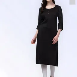 Coft Pack Of 2 Round Neck Regular Sleeves Straight Kurtas-picture-29
