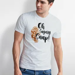 Seekbuylove Men Typography Printed Bio Finish T-shirt image 5