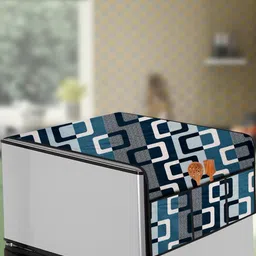 The Furnishing Tree Blue PVC Air Conditioner Cover-picture-38