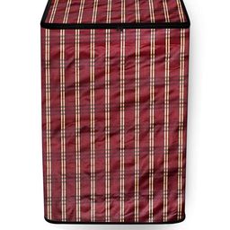 The Furnishing Tree Washing Machine Cover Plaid Pattern Red Compatible for Whirlpool 7.5 Kg Fully-A-picture-22