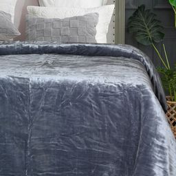 Saral Home Grey Mild Winter 350 GSM Single Bed Blanket-picture-16