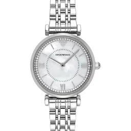 Emporio Armani Women Embellished Stainless Steel Straps Analogue Watch AR11701-picture-23
