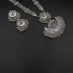 SNH EXPORT Sterling Silver Gunghroo Beaded Jewellery Set image 3