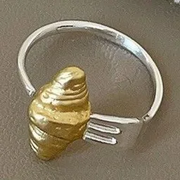 Just Lil Things Textured Adjustable Finger Ring image 3