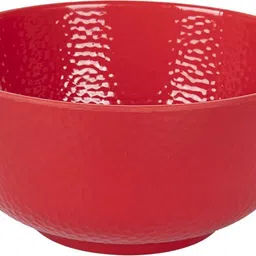 market 99 Melamine Serving Bowl Melamine Tableware Red Serving Bowls for Dining Table (Set Of 2, 1300mL ) Disposable image 3