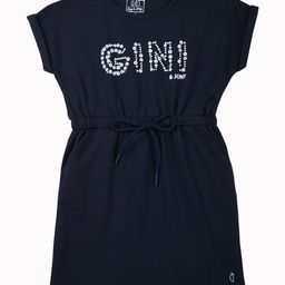Gini and Jony Girls Typography Printed A-Line Dress-picture-37