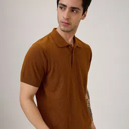 SPYKAR Men Shirt Collar Sweater Vest image 4