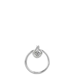 VALANOVA 18 Kt White Gold Nosepin Diamond -0.01 CT-image-64