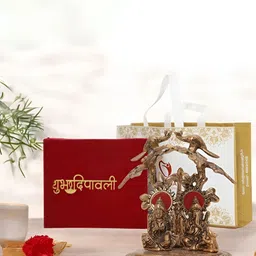 INTERNATIONAL GIFT Brown Lord Laxmi Ganesh Religious Idol Showpiece-picture-22