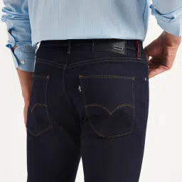 levi's Men's Redloop 511 Navy Blue Slim Fit Mid Rise Jeans image 3