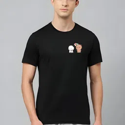 SZN Men Printed Regular Fit Round Neck T-shirt-image-13