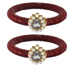 Vidhya Kangan Brass Crystals Bangle-picture-56