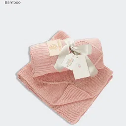 THE PLUSH CLUB Pink Bamboo Single Bed Blanket image 4