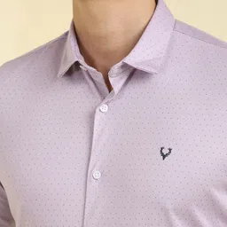 Allen Solly Slim Fit Printed Spread Collar Cotton Formal Shirt image 2