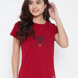 HESHA Women Typography Printed T-shirt-picture-27