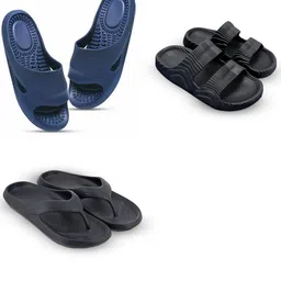 Feel alive Men Set of 3 Ultra Comfortable Lightweight Thong Flip-Flops-picture-16