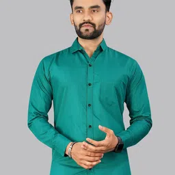 KHUSHI CREATION Original Spread Collar Cotton Casual Shirt-picture-24
