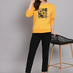 CORSICA Women Polyester Printed Pullover Sweatshirt-image-30