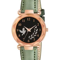 Miss Perfect Women Printed Dial & Leather Straps Analogue Watch QE149-picture-11