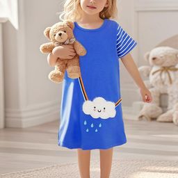 LULU & SKY Girls Printed Nightdress-picture-14